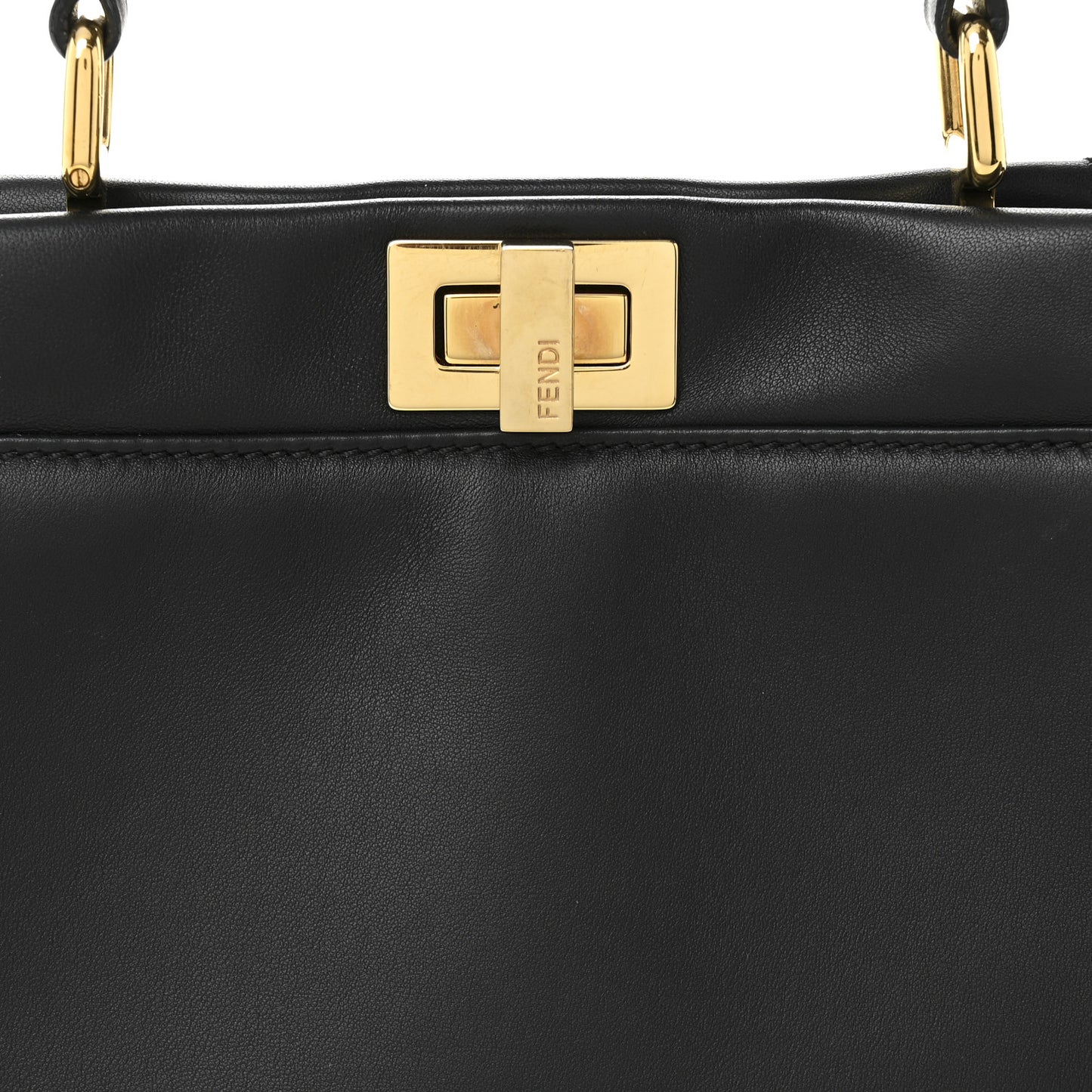 Nappa Mini Peekaboo Iconic Satchel Black
