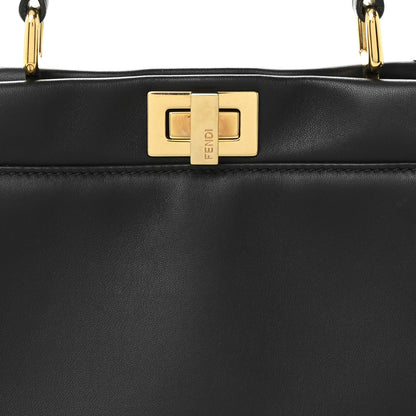 Fendi Nappa Mini Peekaboo Iconic Satchel Black 8 of 11