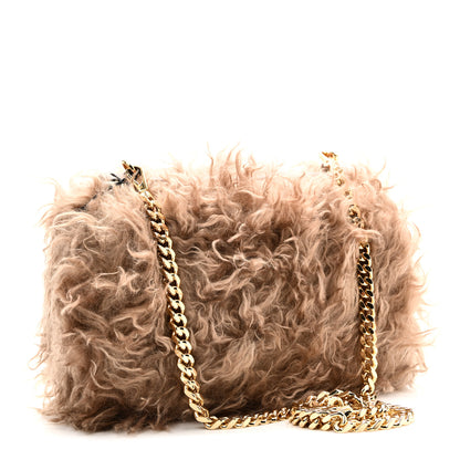 Burberry Mohair TB Lola Bag Camel 3 of 9