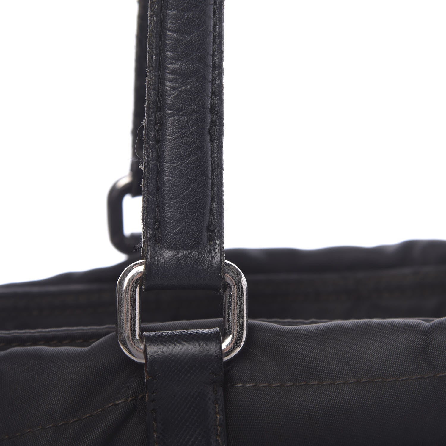 Prada Saffiano Tessuto Nylon Tote Black 19 of 22