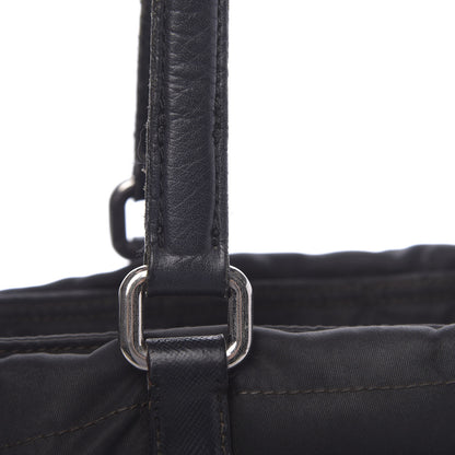 Prada Saffiano Tessuto Nylon Tote Black 19 of 22