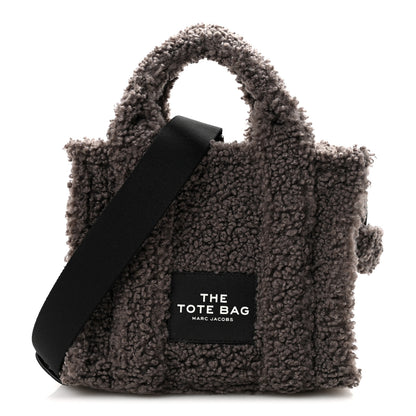 Marc Jacobs Polyester Cotton Small The Teddy Traveler Tote Bag Grey 1 of 12