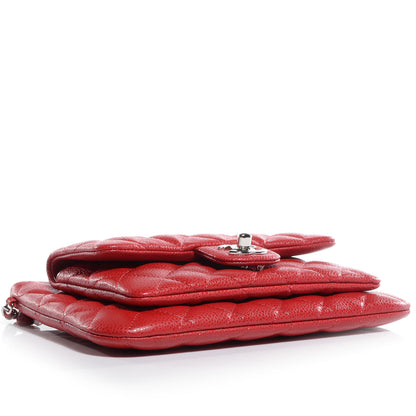 Chanel Caviar Daily Zip Crossbody Red 4 of 7