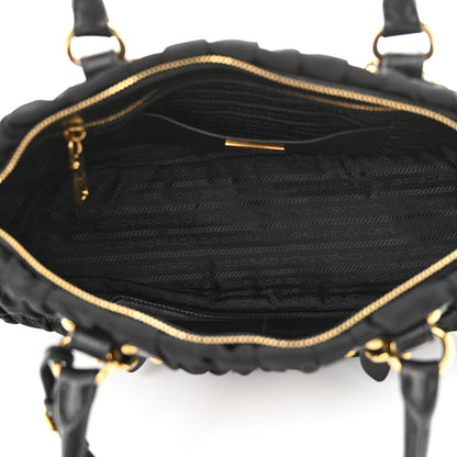 Prada Tessuto Nylon Gaufre Shopping Satchel Black 5 of 11