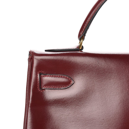 Hermes Box Kelly Retourne 32 Rouge H 13 of 38