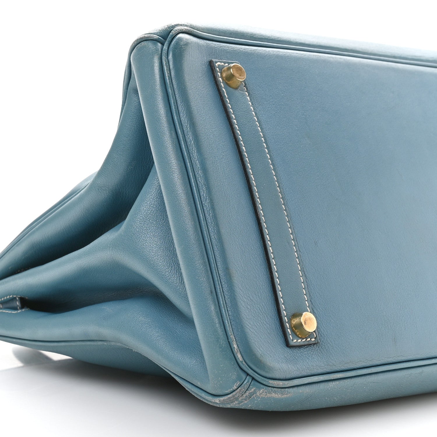 Hermes Gulliver Birkin 35 Blue Jean 9 of 14