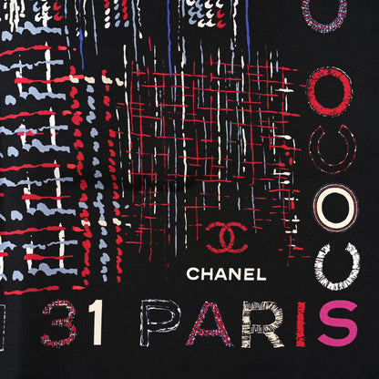 Chanel Silk CC Logo Square Scarf Multicolor 2 of 3