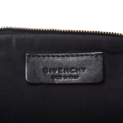 Givenchy Textured Coated Canvas Madonna Print Large Cosmetic Pouch Black 6 of 12