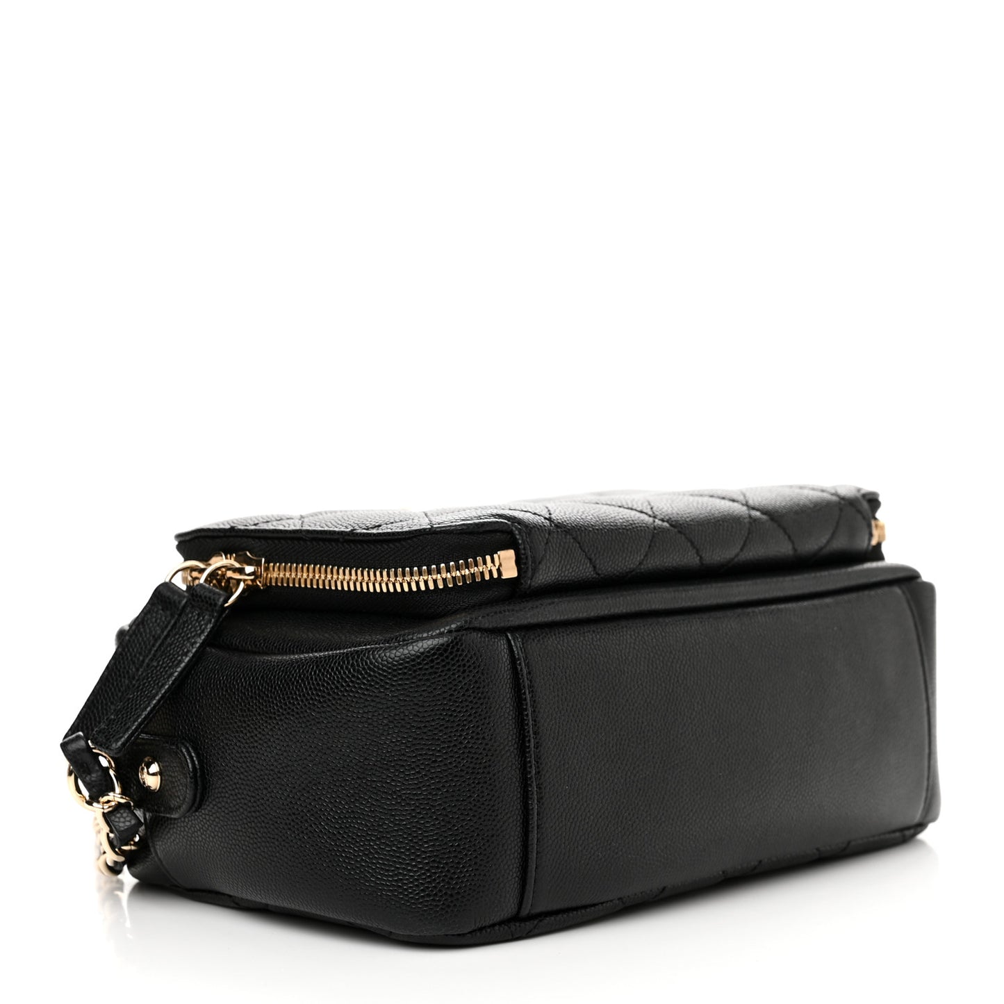 Caviar Quilted Affinity Camera Case Black