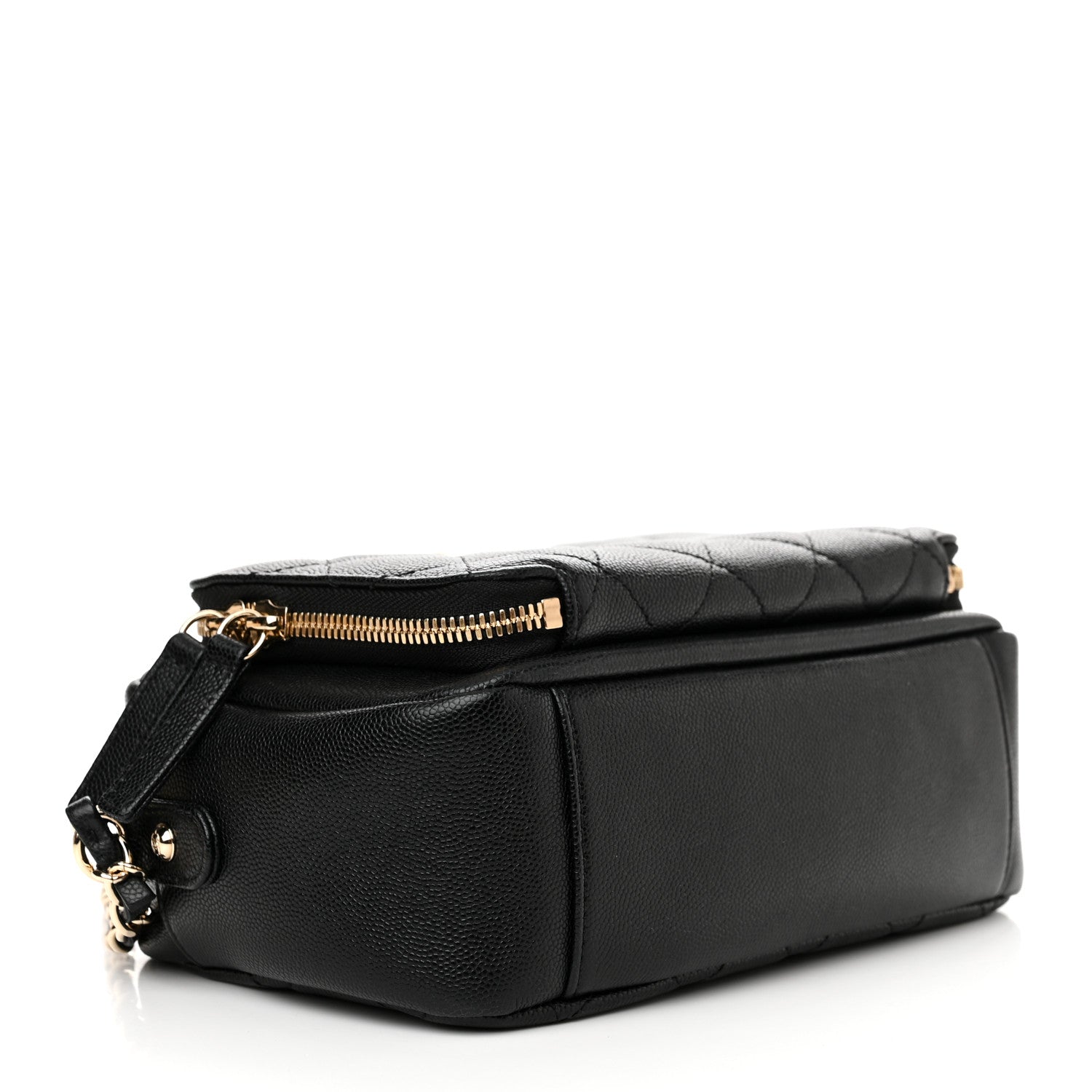 Chanel Caviar Quilted Affinity Camera Case Black 4 of 12