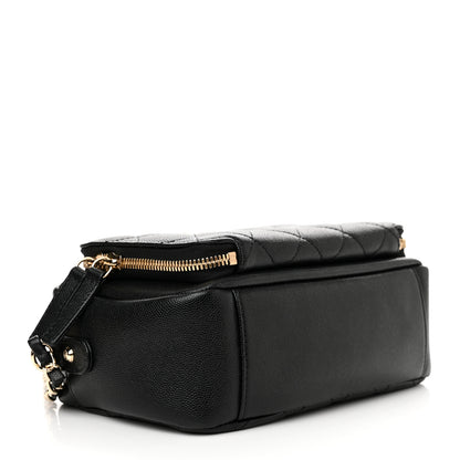 Chanel Caviar Quilted Affinity Camera Case Black 4 of 12