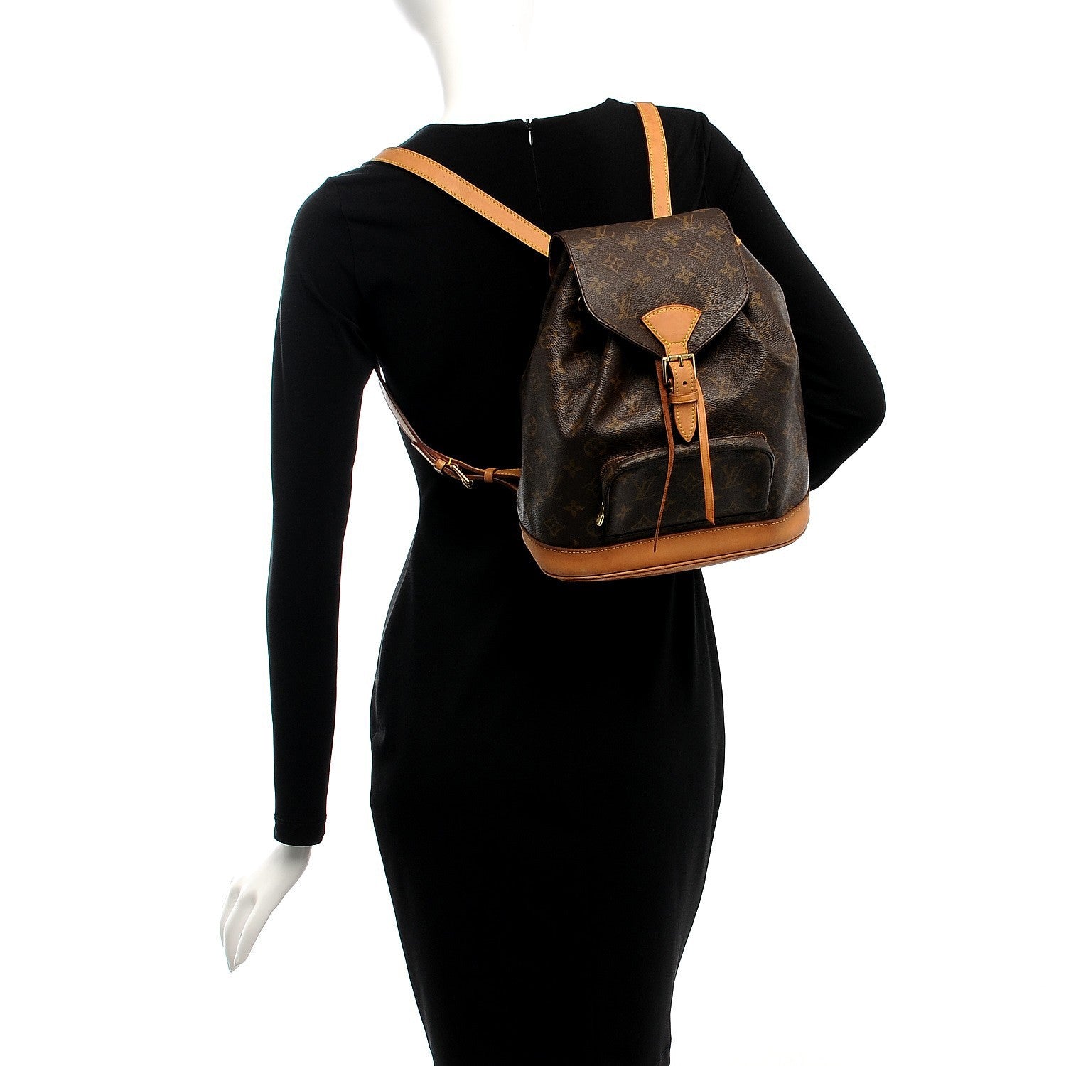 Louis Vuitton Monogram Montsouris MM Backpack 2 of 9