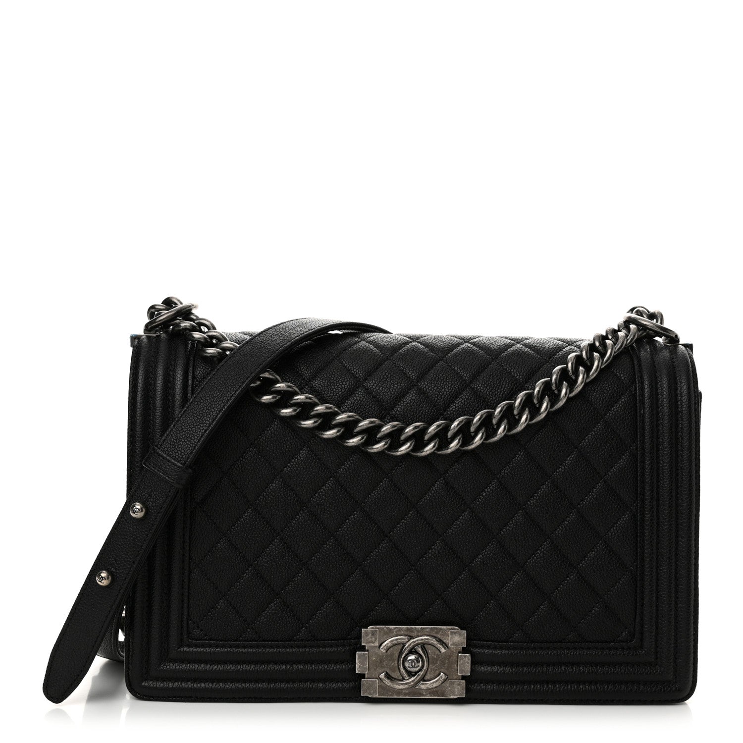 Chanel Caviar Quilted New Medium Boy Flap Black 1 of 11