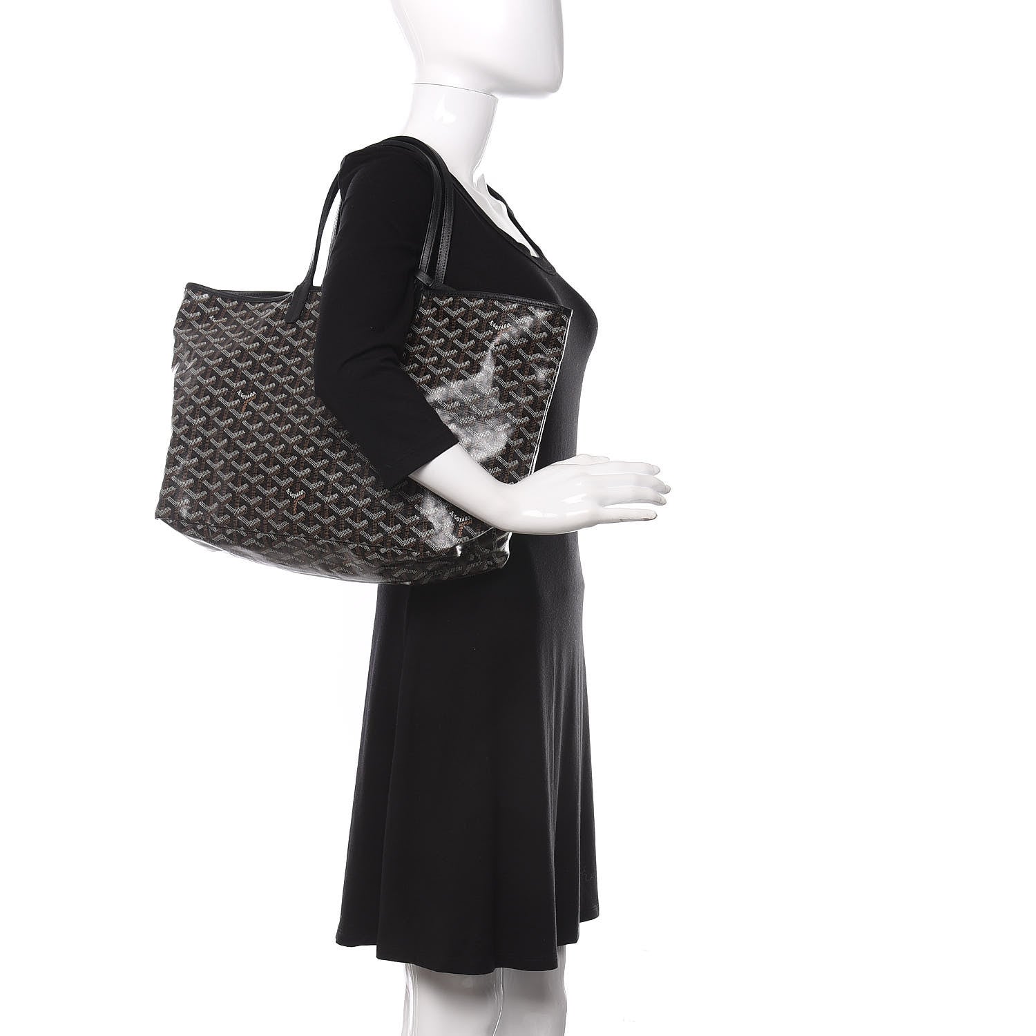 Goyard Goyardine Saint Louis PM Black 2 of 8
