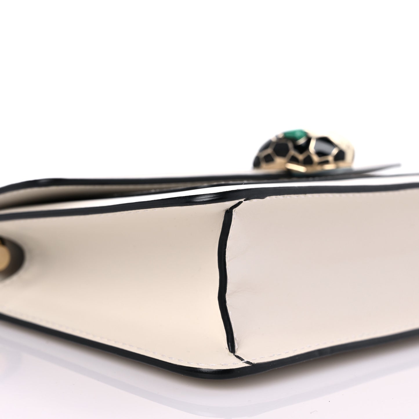 Calfskin Serpenti Forever Crossbody Bag White