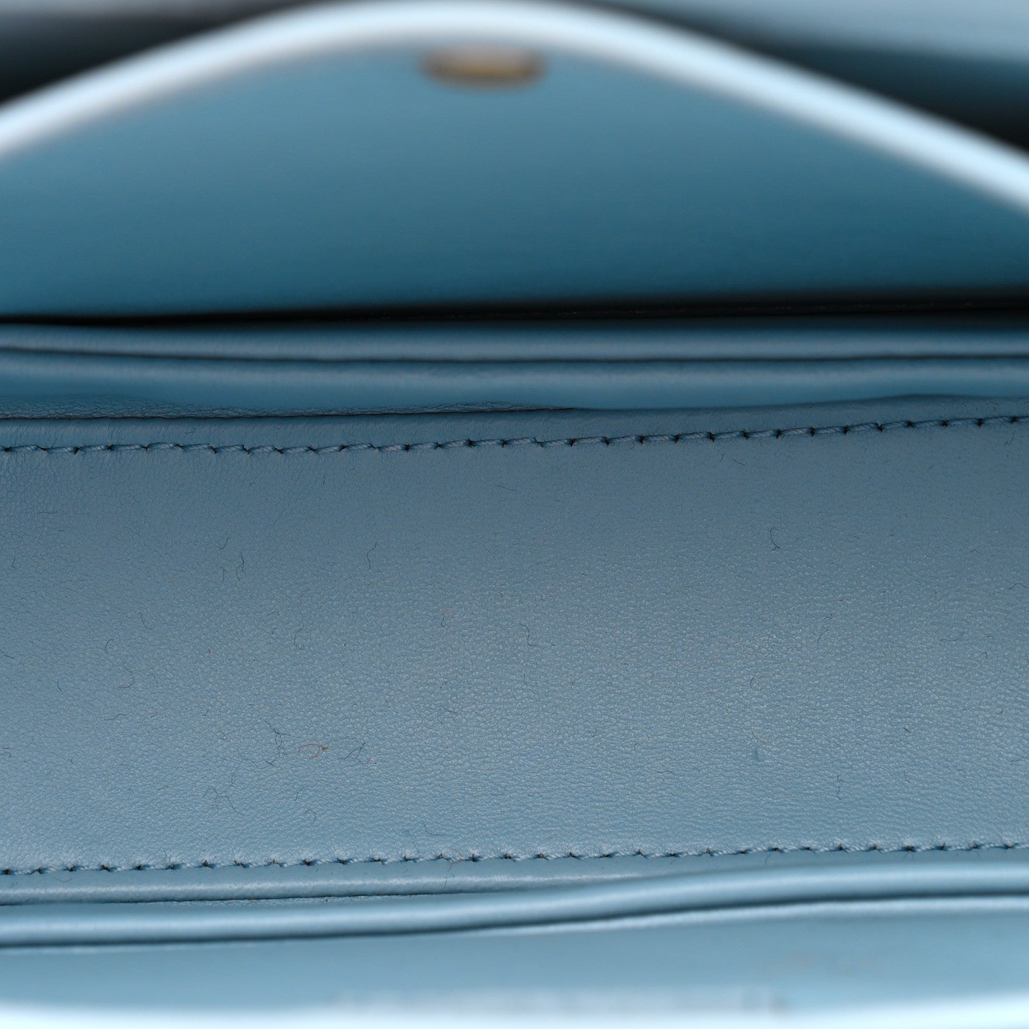 Gucci Snakeskin Small Bamboo 1947 Top Handle Bag Light Blue 6 of 14