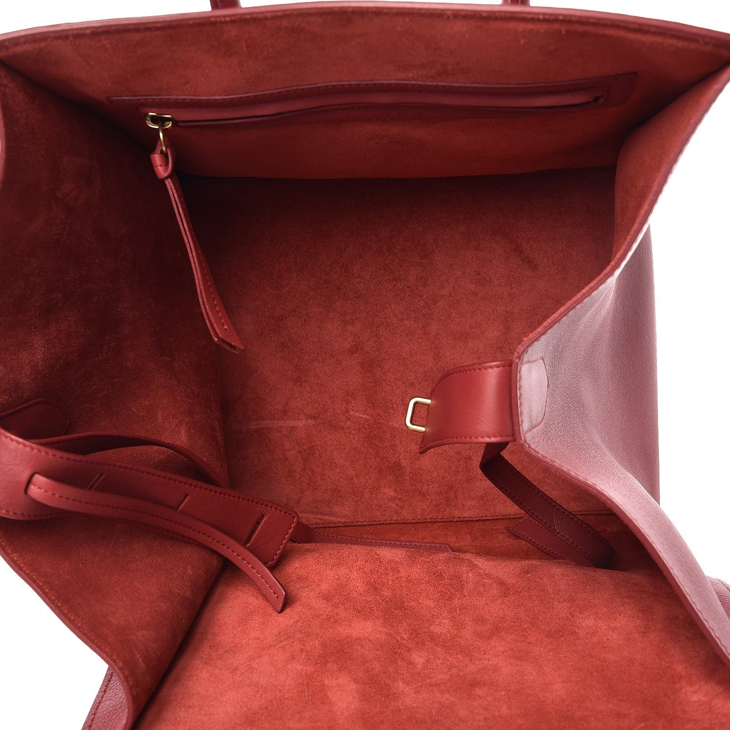 Supple Calfskin Medium Phantom Luggage Red