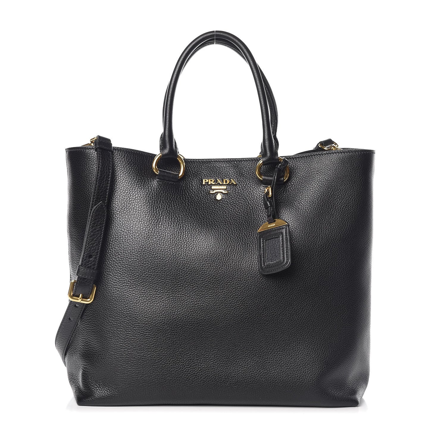 Vitello Phenix Tote Black