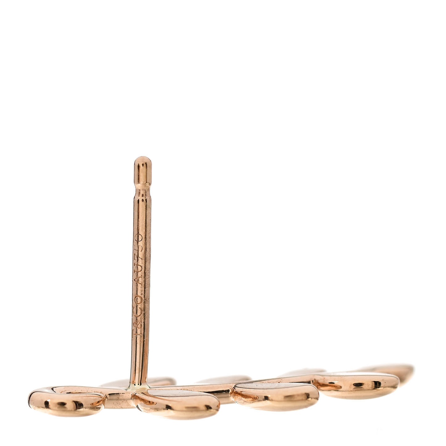 18K Rose Gold Paloma Picasso Olive Leaf Climber Earrings