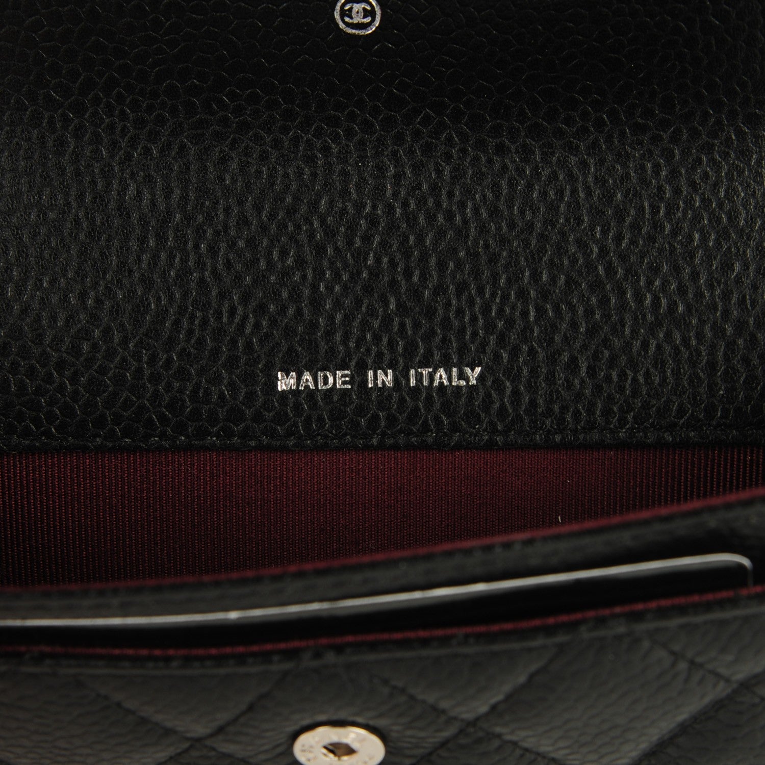 Chanel Caviar Quilted Flap Card Holder Black 7 of 8