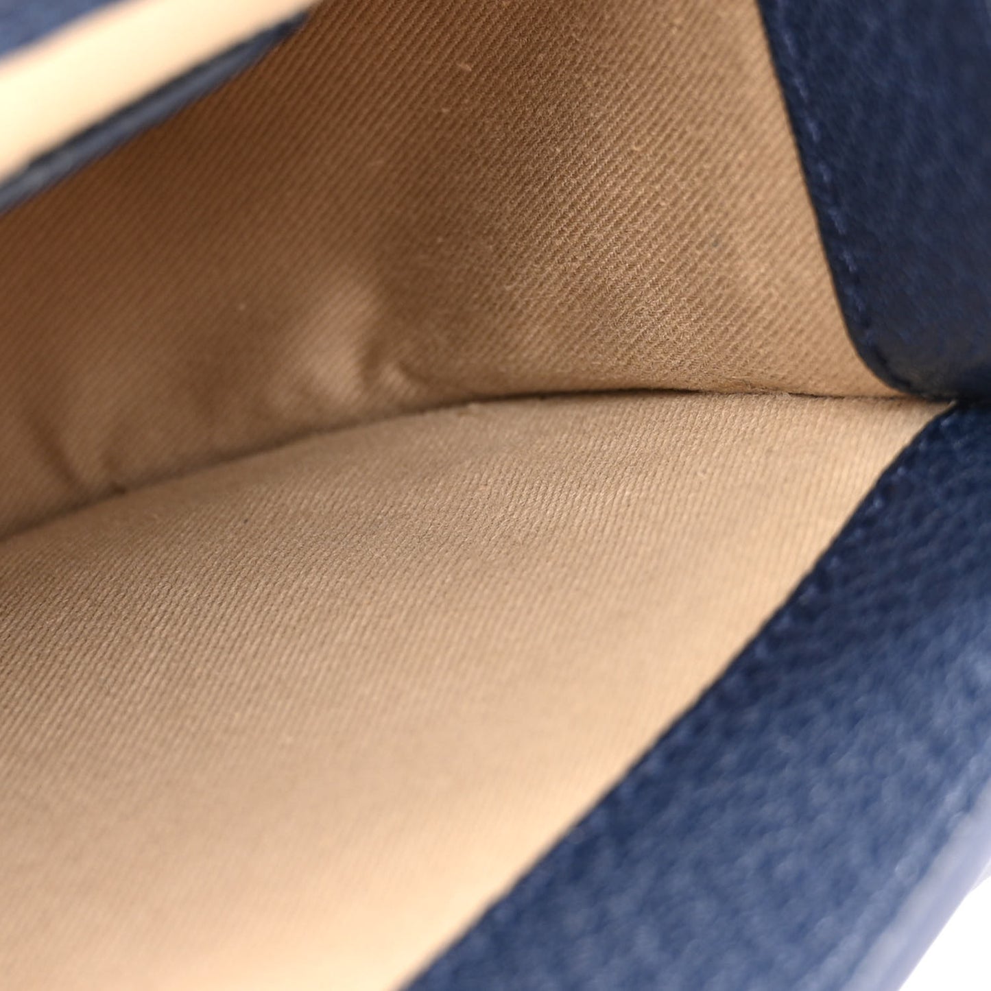 Grained Calfskin Small Tess Bag Deep Ocean Blue
