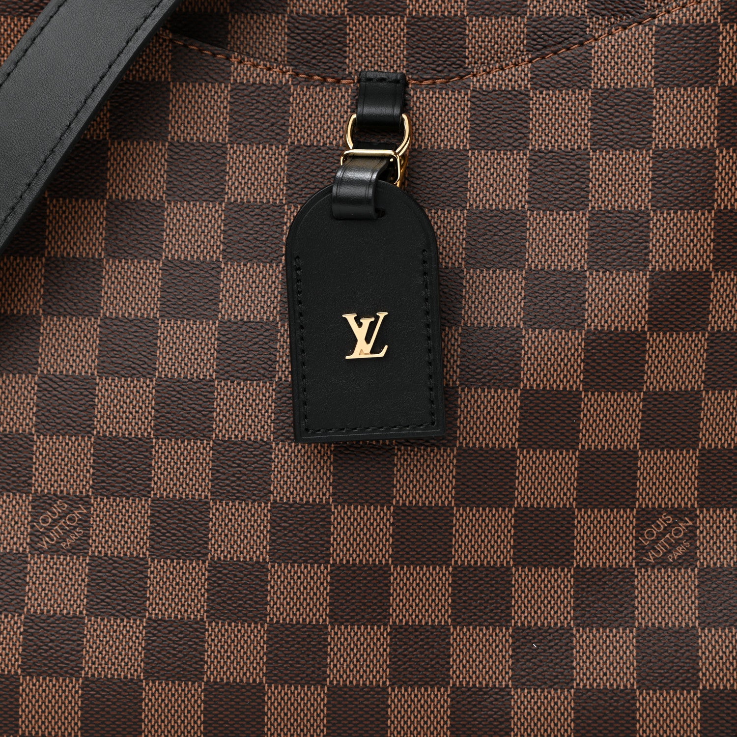 Louis Vuitton Damier Ebene Odeon MM Black 7 of 9