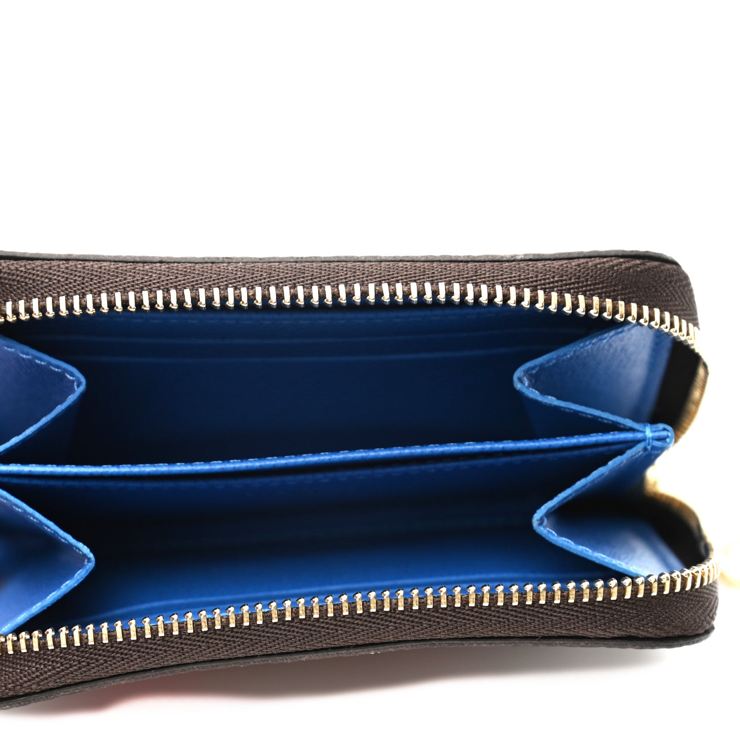 Louis Vuitton Damier Ebene 2019 Christmas Animation Zippy Coin Purse Blue 5 of 6