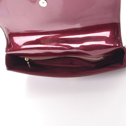 Louis Vuitton Patent Sobe Clutch Rouge Fauviste 5 of 11