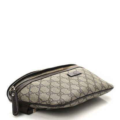 Gucci GG Supreme Monogram Belt Bag Dark Brown 4 of 9