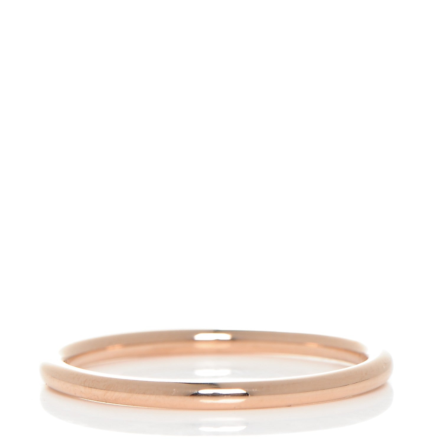 Tiffany 18K Rose Gold Classic Wedding Band Ring 56 7.5 1 of 4