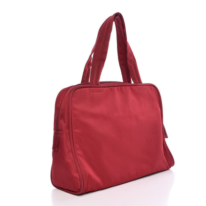 Prada Tessuto Nylon Dopp Cosmetic Bag Rosso 3 of 14