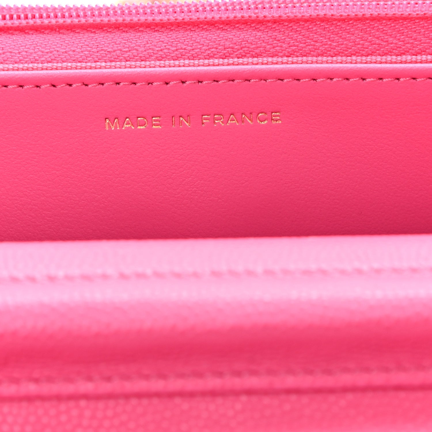 Chanel Caviar Quilted Wallet On Chain WOC Fuchsia 7 of 12