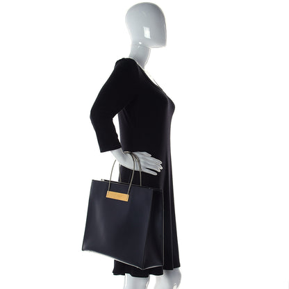 Balenciaga Soft Calfskin Cable Shopper Tote Black 2 of 14