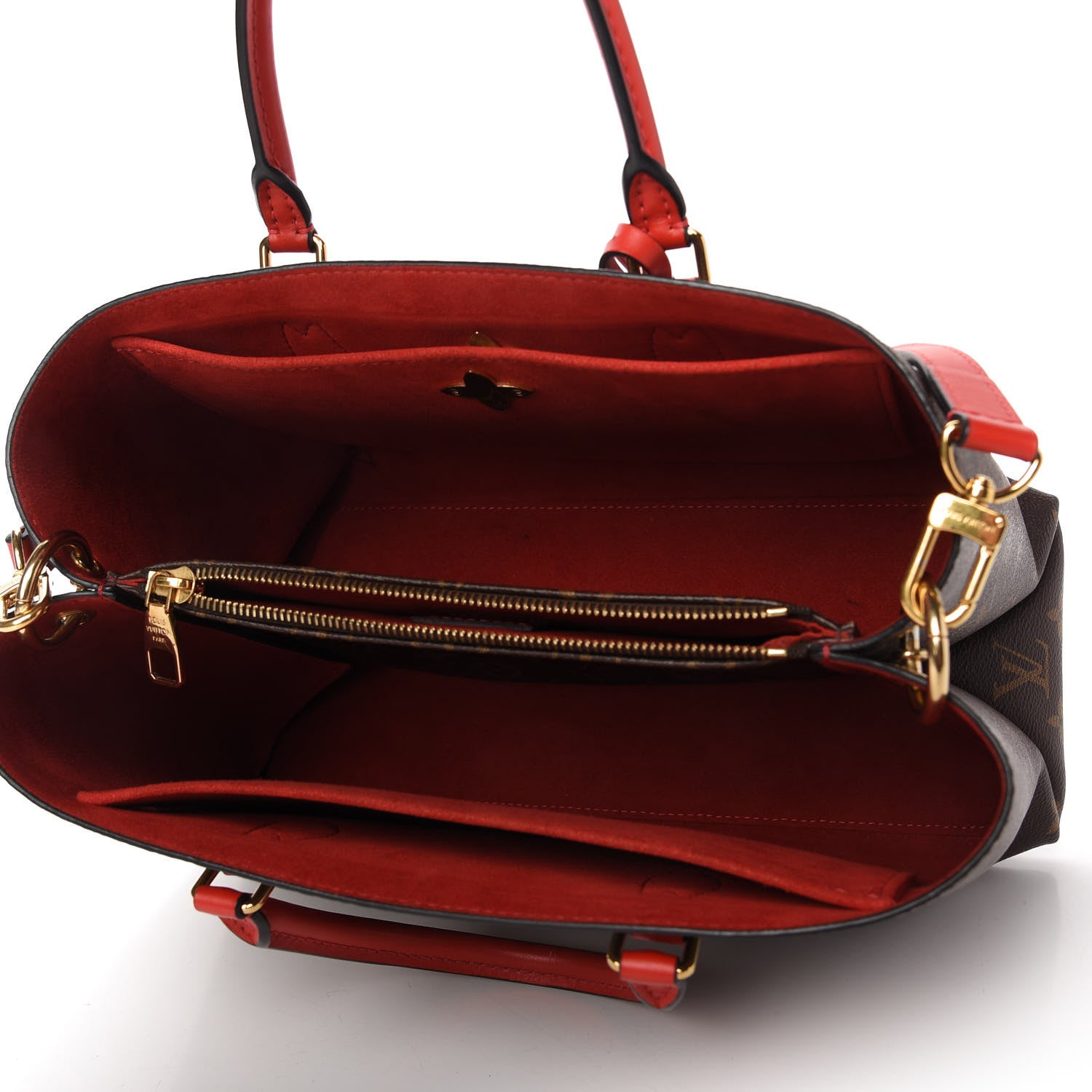 Louis Vuitton Monogram Flower Tote Coquelicot 5 of 10