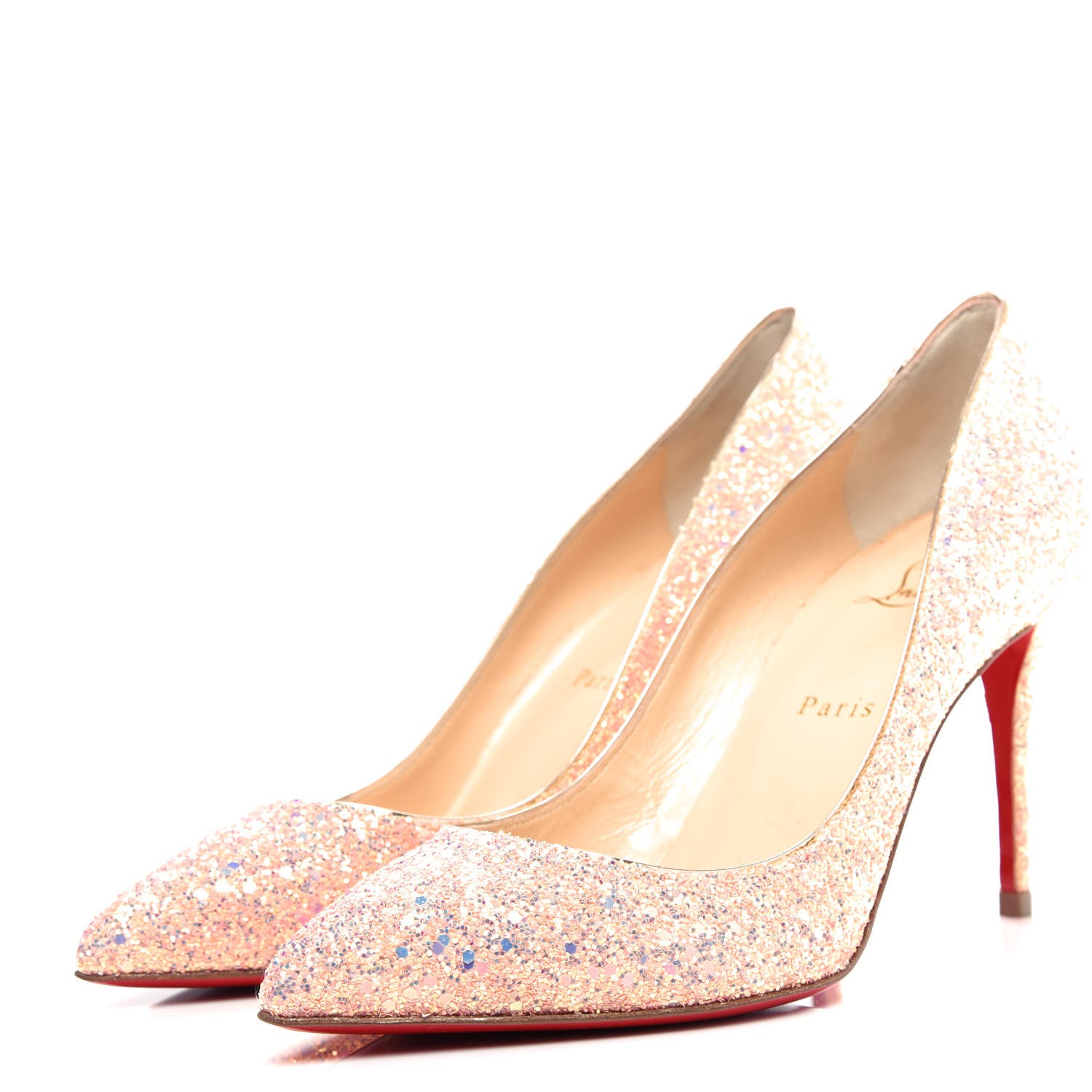 Christian Louboutin Glitter Pigalle Follies Dragonfly 85 Pumps 39 Pompadour 3 of 12