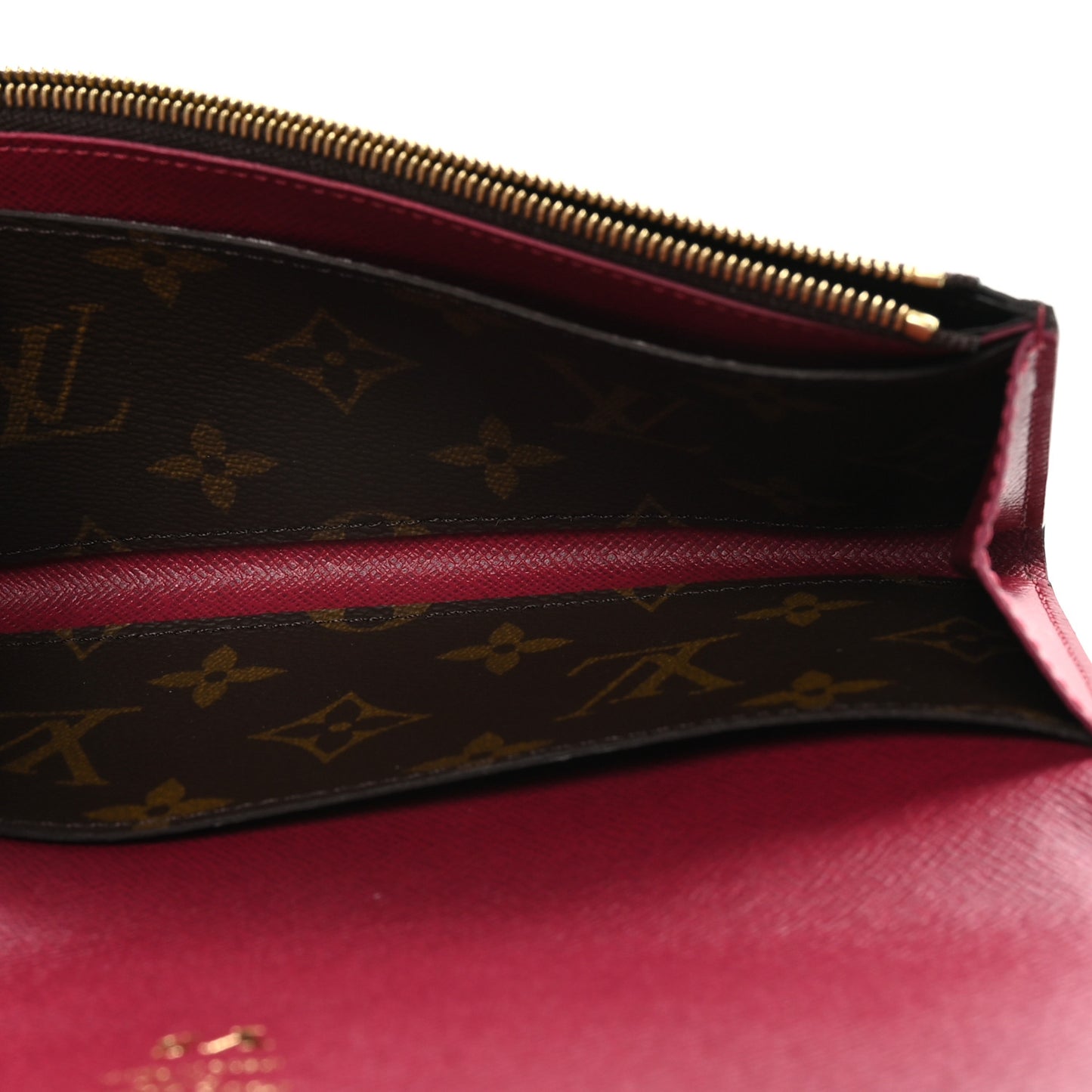 Monogram Emilie Wallet Fuchsia