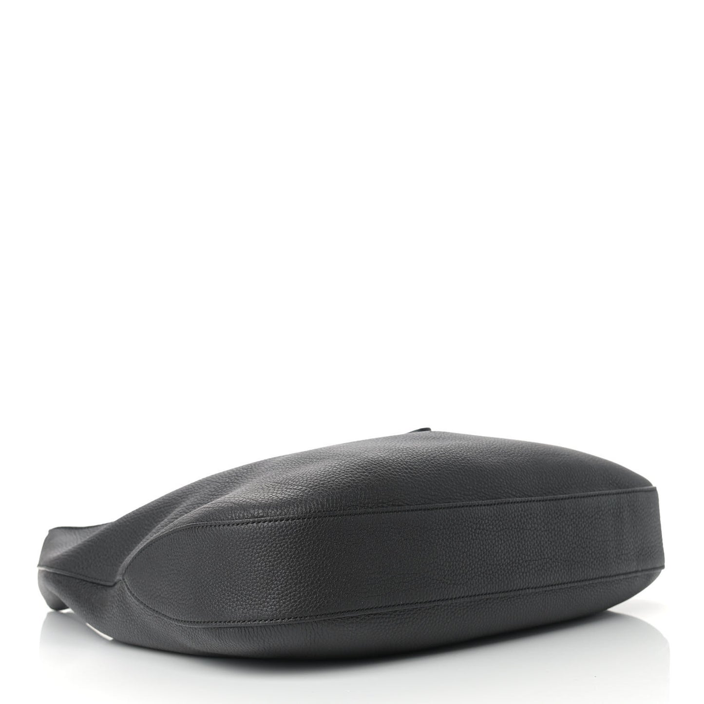 Soft Grained Calfskin Large Jackie Hobo Black