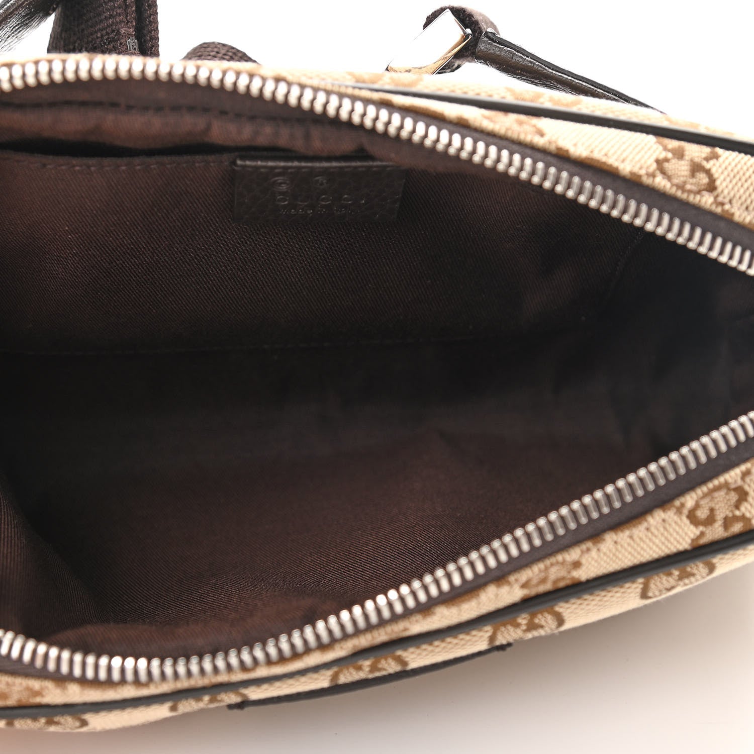 Gucci Monogram Belt Bag Dark Brown 6 of 11