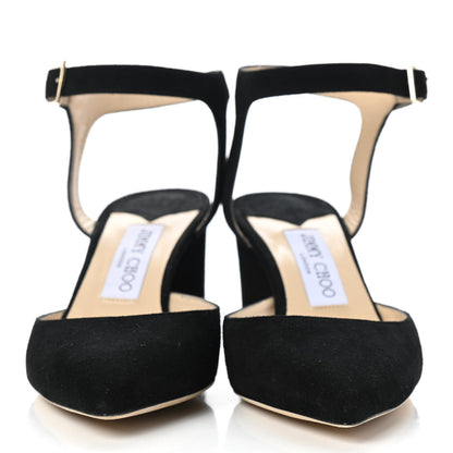 Jimmy Choo Suede Kambree 85 Pumps 38 Black 2 of 7