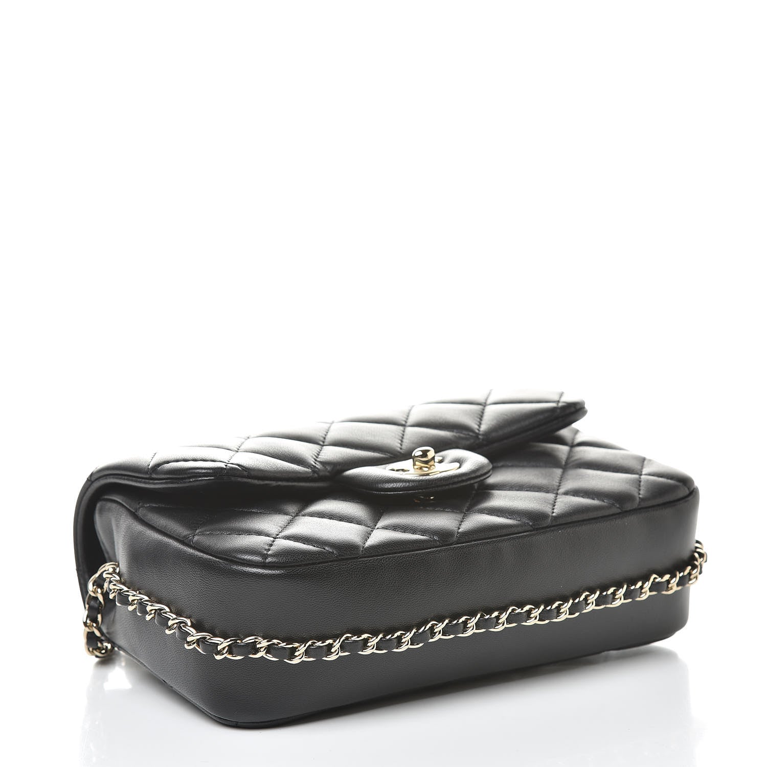 Chanel Lambskin Quilted Small My Precious Flap Black 4 of 11