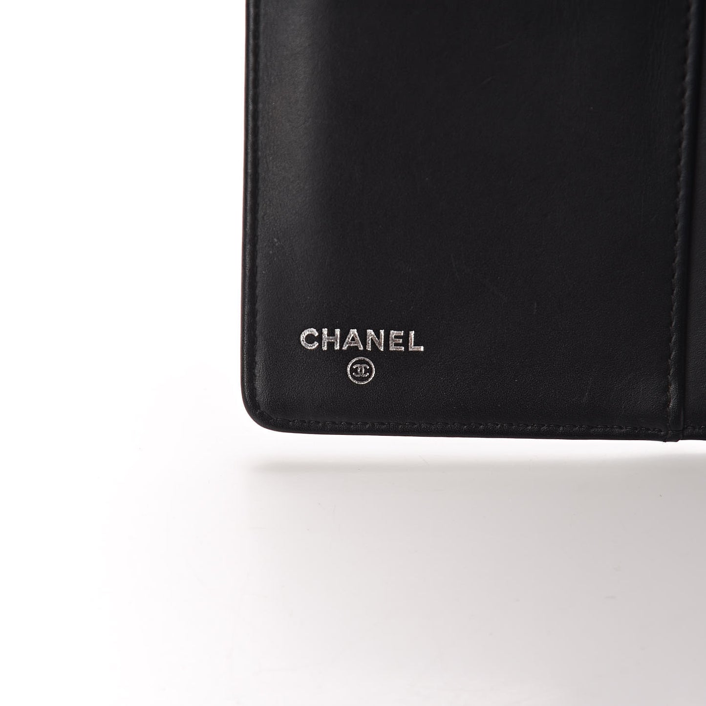 Caviar Quilted Boy Yen Wallet Black