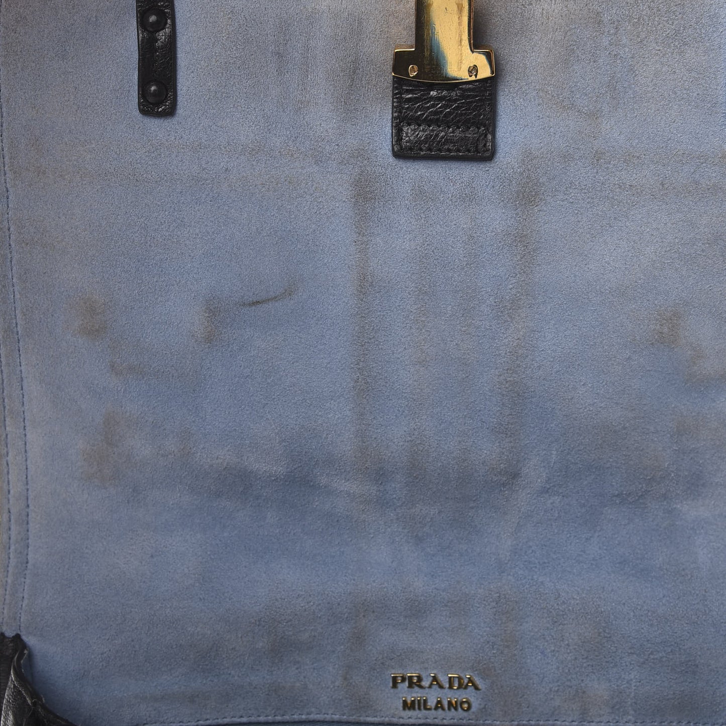 Glace Calfskin Etiquette Flap Shoulder Bag Black