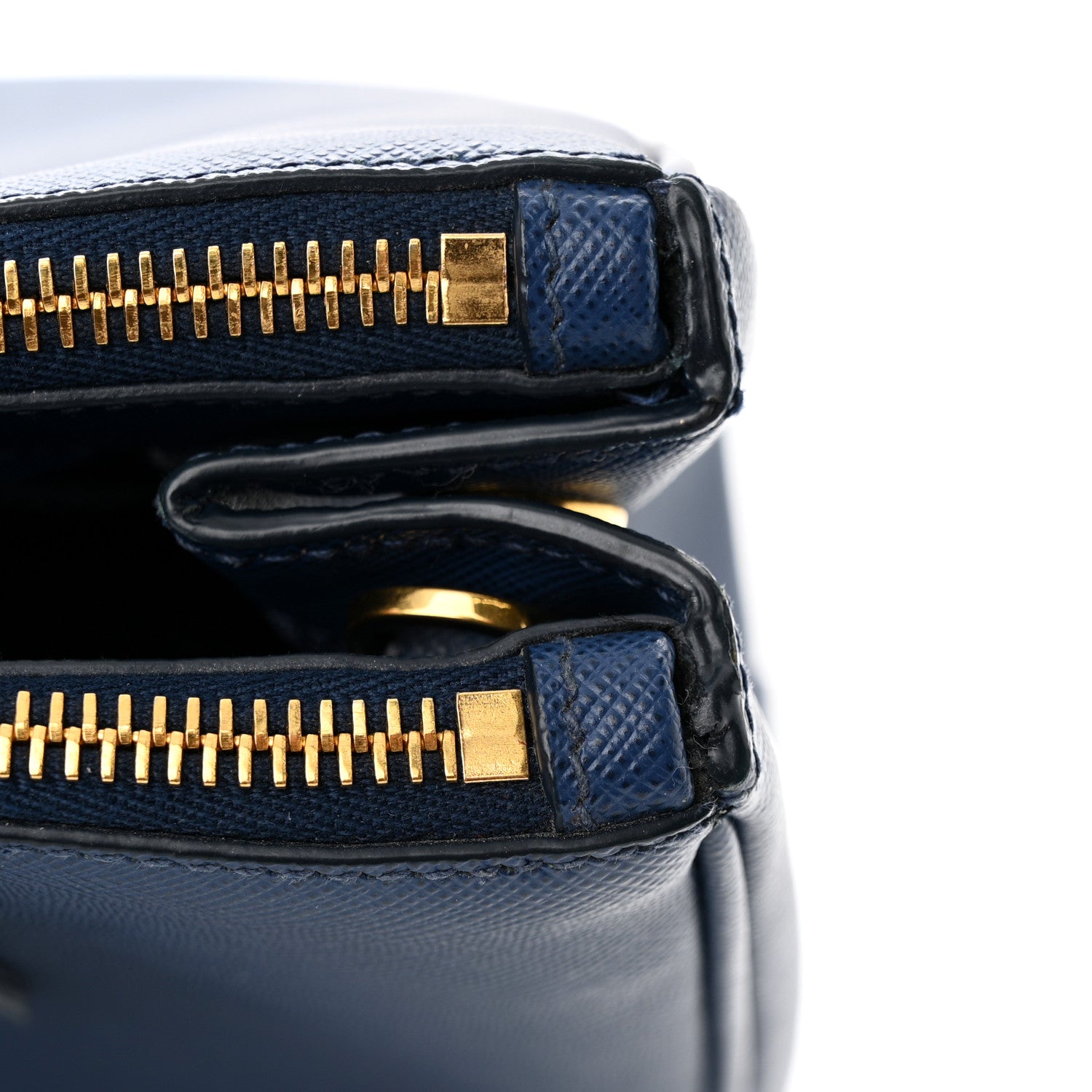 Prada Saffiano Lux Small Galleria Double Zip Tote Bluette 12 of 14