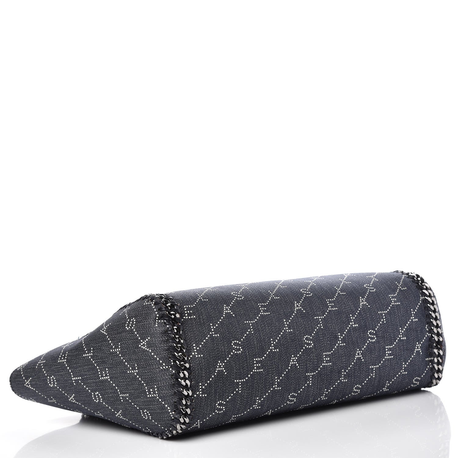 Stella McCartney Denim Alter Nappa Logo Falabella Reversible Tote Navy 7 of 8