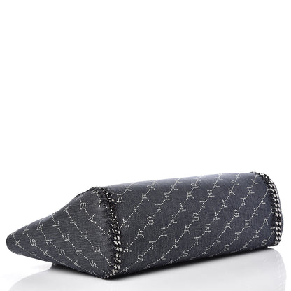 Stella McCartney Denim Alter Nappa Logo Falabella Reversible Tote Navy 7 of 8