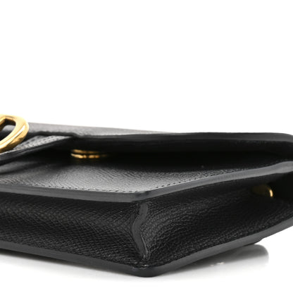 Christian Dior Grained Calfskin Saddle Belt Bag Black 10 of 13