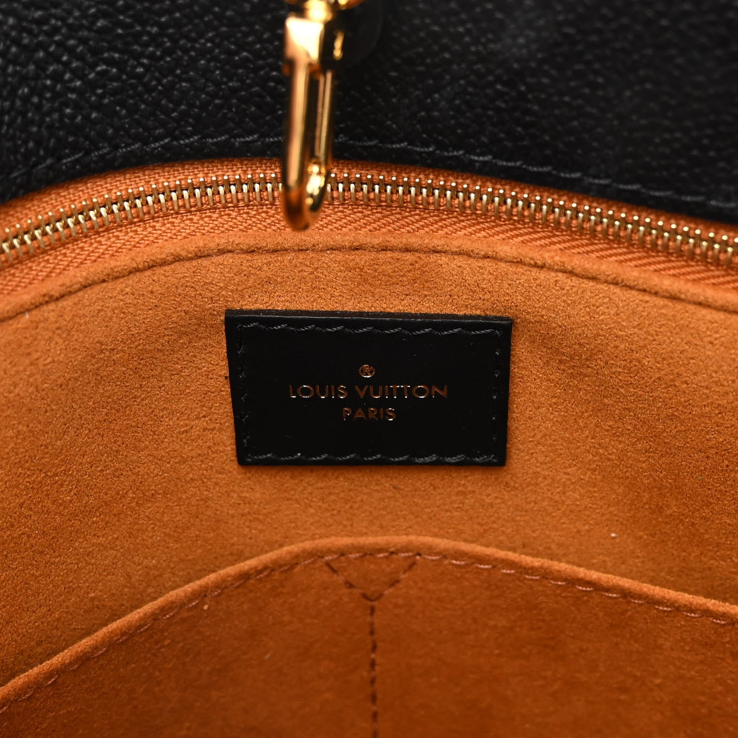 Louis Vuitton Empreinte Monogram Giant Onthego MM Black 6 of 9
