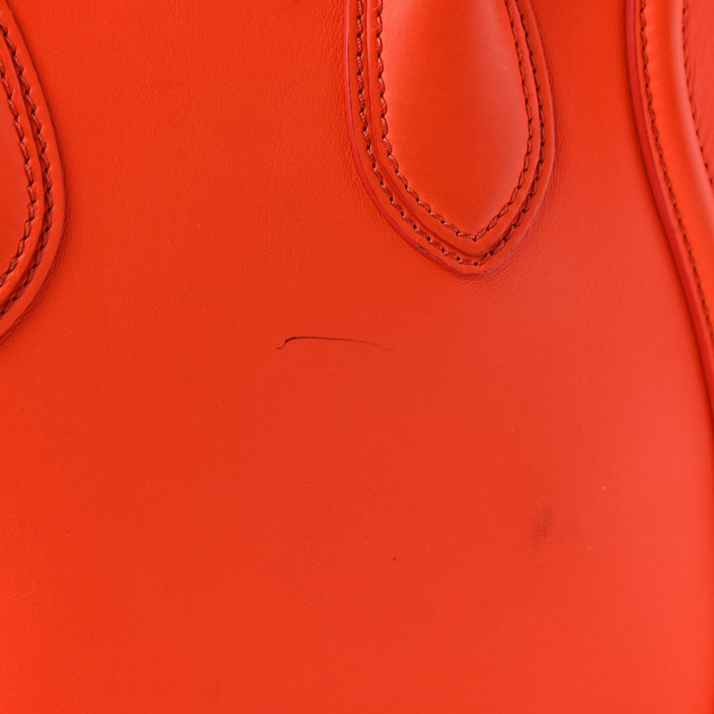 Smooth Calfskin Mini Luggage Orange