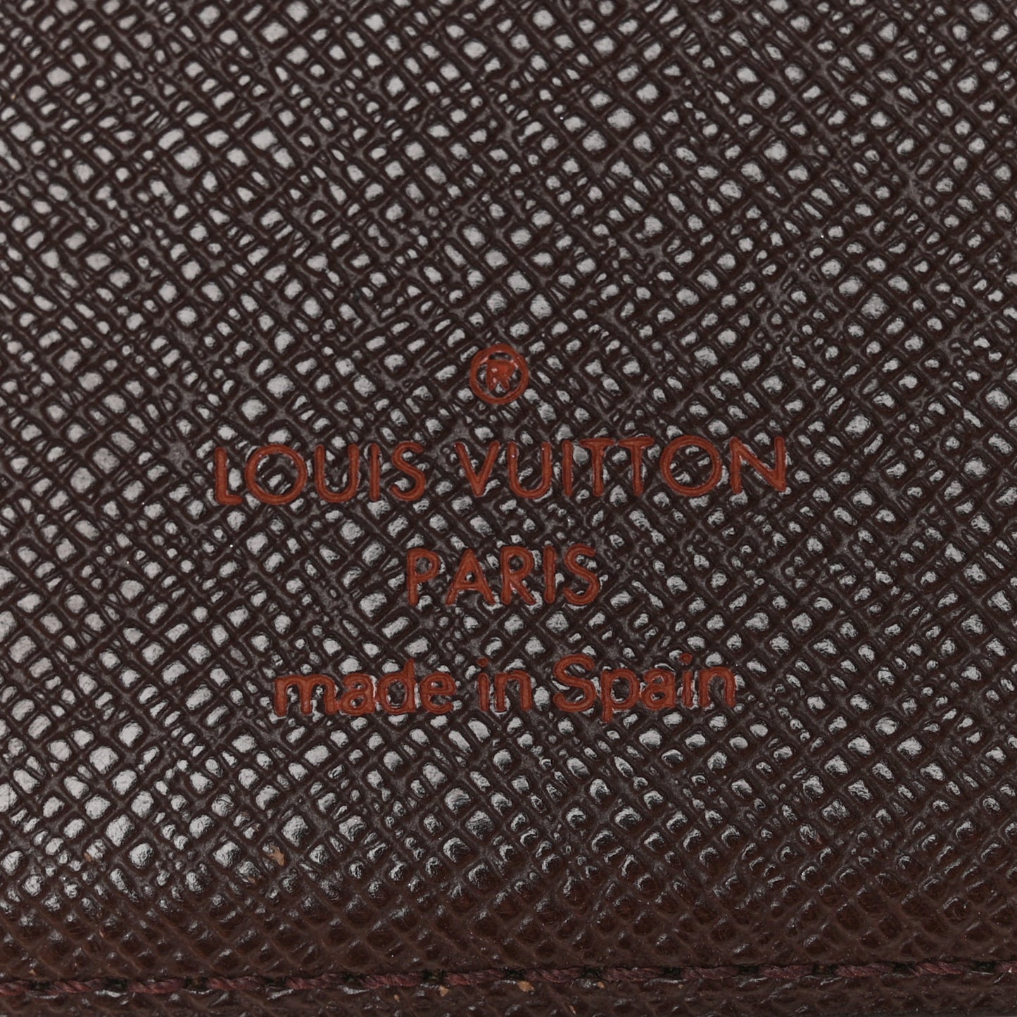 Damier Ebene Small Ring Agenda Cover