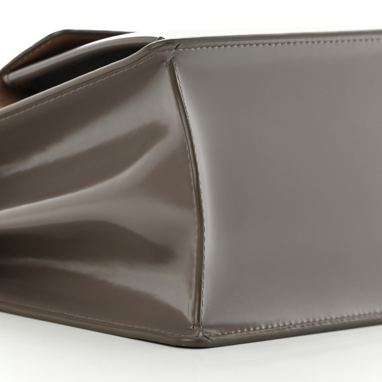Marc Jacobs Shiny Calfskin Uptown Shoulder Bag Iron 9 of 11